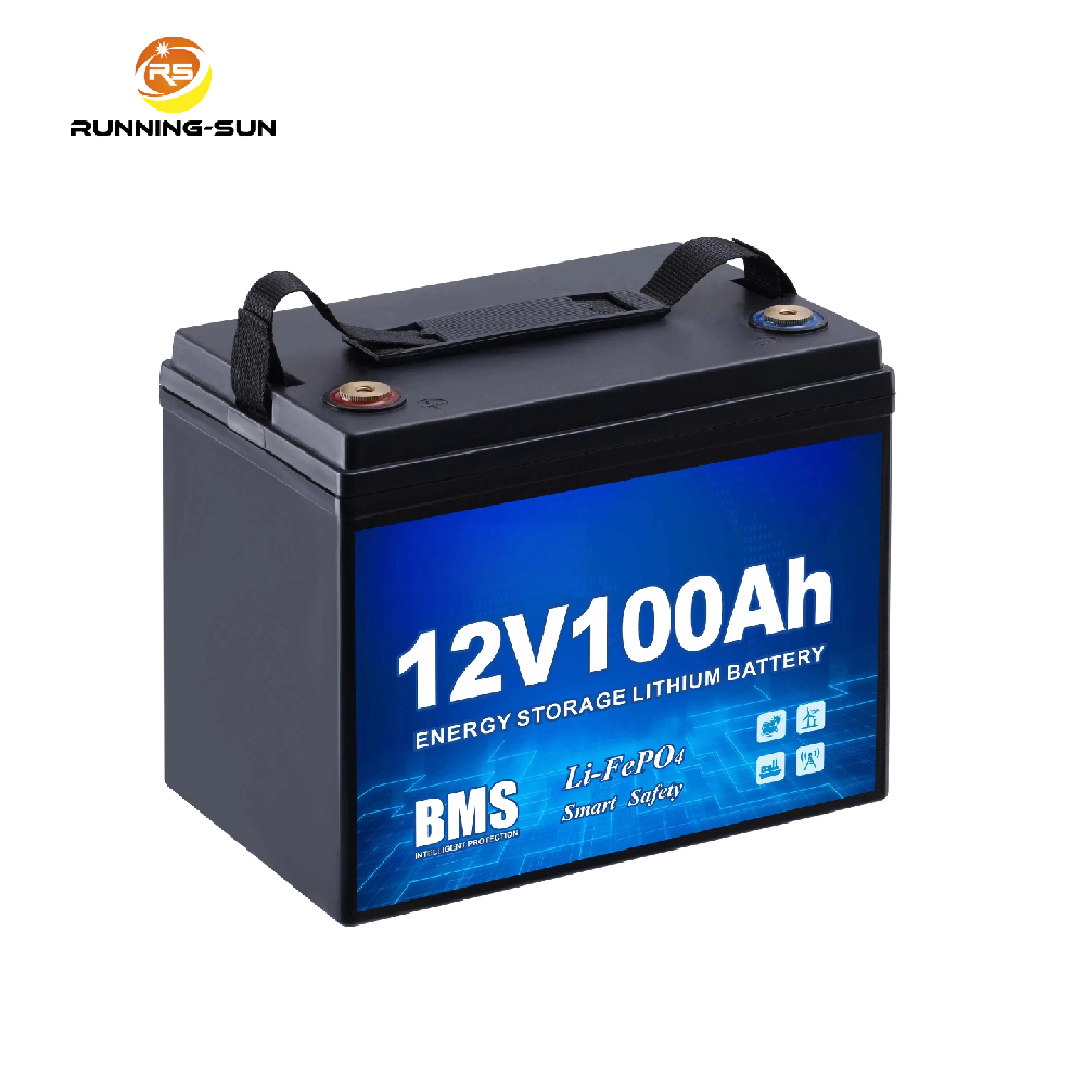 Lead Acid Replacement 12V 24V 100ah 200ah 120ah 300ah Solar Power System Energy Storage LiFePO4 Lithium Battery